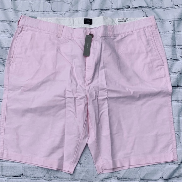 J. Crew Light Hibiscus 10 1/2” Oxford Shorts - Picture 2 of 3